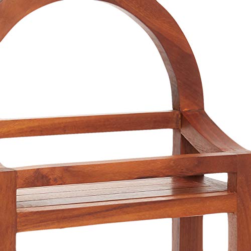 Bare Decor BARE-AX4508 Teak Shower Caddie Storage Organizer, 24" Bare Decor