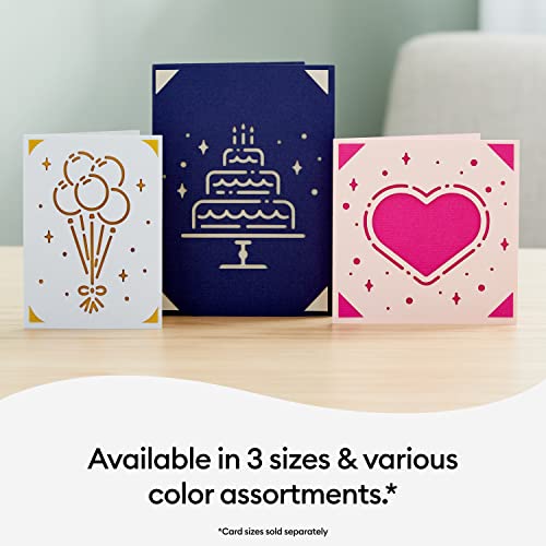 Cricut Insert Cards S40, Create Depth-Filled Birthday Cards, Thank You Cards, Custom Greeting Cards at Home, Compatible with Cricut Joy/Maker/Explore Cricut