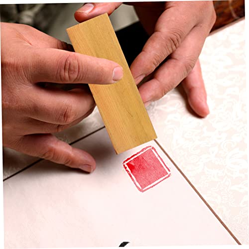 Ciieeo 5pcs Carved Wood DIY Carving Basswood Blocks Diary Unfinished Wood Whittling Blocks Carving Wood Stamp Kits Whittling Decorating Tools Cards Ciieeo