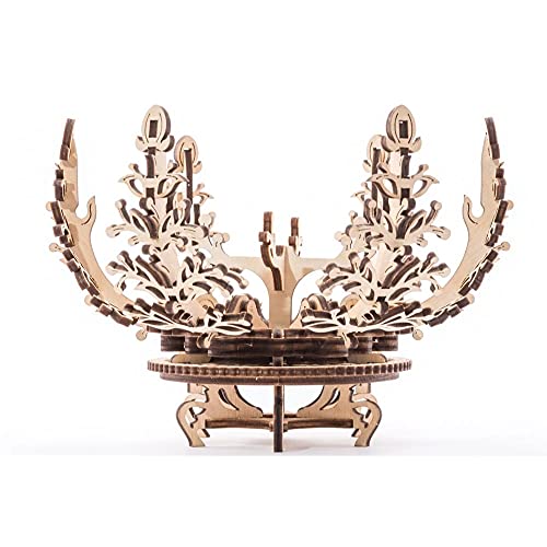 UGEARS Mechanical Flower 3D Wooden Puzzle - Unique Model Kits for Teens and Adults UGEARS