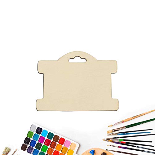 Jewelry Display Card Wood Tags Bracelet Display Cards Blank Unfinished Wood Necklace Card Holder Hanging Cards Earrings Showing Tags (3.94x2.87 in, Creaides