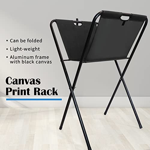 Falling in Art Canvas Print Rack, Display Rack for Posters, Holds Artwork, Prints, Panels, Canvas Art for Shows & Storage Falling in Art