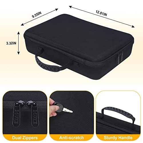 BOVKE Battery Carrying Case Compatible with DEWALT 20V/60V MAX XR Battery Pack &Charger, Storage Holder for 20V 60V 2.0/3.0/4.0/5.0/6.0/9.0-Ah BOVKE