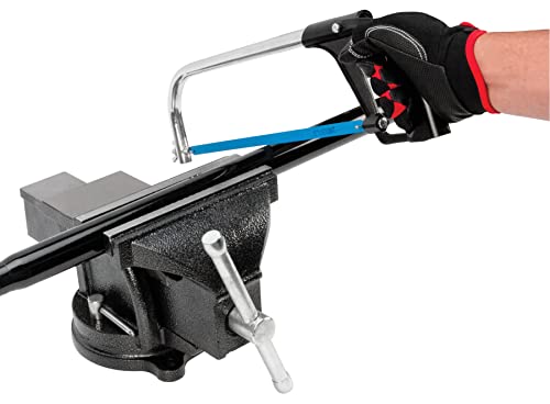 Performance Tool MV8 Hammer Tough Powder Coating, 360 Degree Swivel 8-Inch Bench Vise (7-Inch Jaw Opening, 3-Inch Throat Depth) Performance Tool