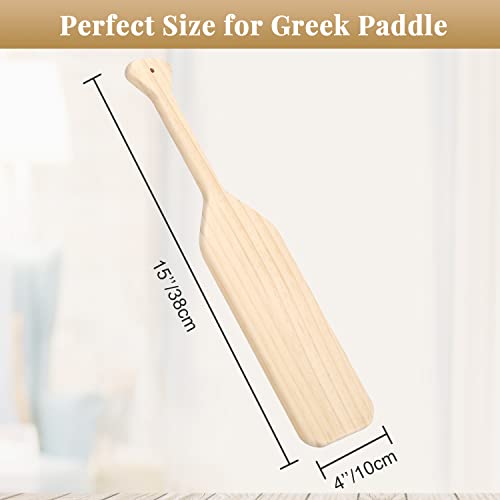Caydo 15 Inch Unfinished Wooden Paddle, Solid Pine Wood Paddle, Smooth DIY Sorority Paddle for Art Crafts, Wall Decoration Caydo