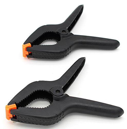 Tueascallk 9" Heavy Duty Nylon Spring Clamps, Woodworking Clamp, for Home Improvement and Photography Projects, The Maximum Opening of the Jaw is Tueascallk