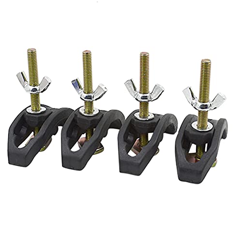 4PCS Press Plate Clamp, CNC Arcuate Press Plate Clamp - T Track Hold Down Clamps Woodworking for CNC Milling Engraving Machine RV77
