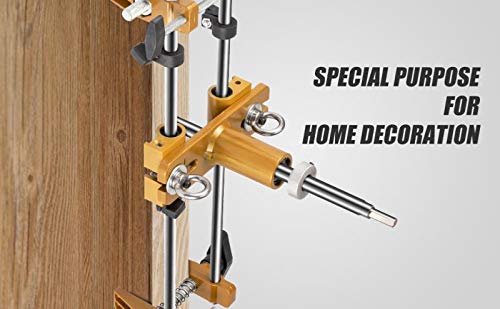 Luckyway Door Lock Hole Opener Kit, Lock Mortiser for Wooden Doors.(Install/Change The Door Lock Yourself) Luckyway