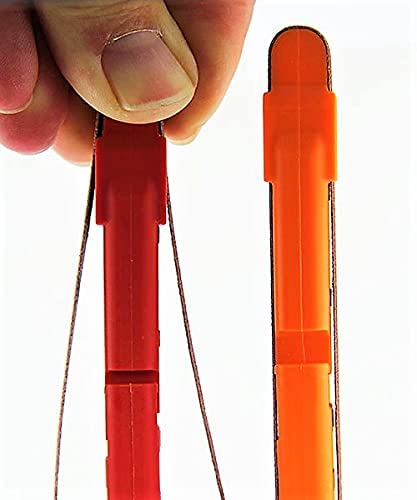 5 Piece Sanding Detailer Set with 2 Extra Replacement Belts Per Stick, 5 Grits 120, 240, 320, 400 & 500 Grit Made in The USA for Sanding Wood, Metal SANDING DETAILER