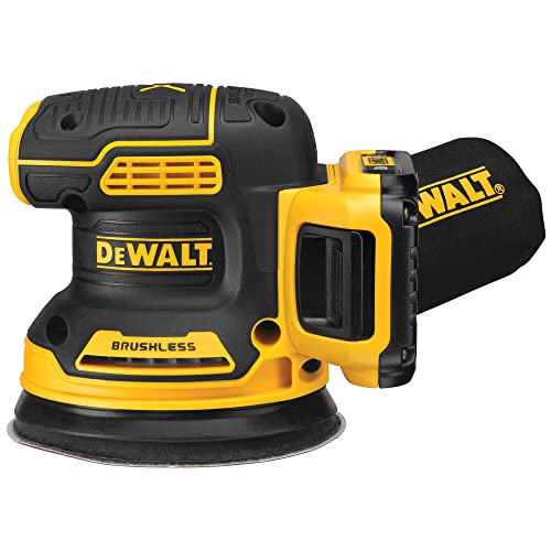 DEWALT 20V MAX Random Orbit Sander Kit, Cordless, 5-Inch, 2.Ah, 8,000-10,000 OPM, Storage Bag, Battery, and Charger Included (DCW210D1) DEWALT