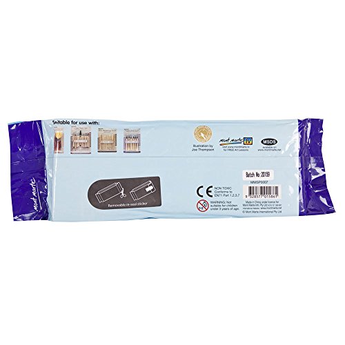 Mont Marte White Air Hardening Modeling Clay, 2kg (4.4lb). Approximate 24 Hour Drying Time. Easy to Smooth and Knead. Suitable for a Variety of MONT MARTE