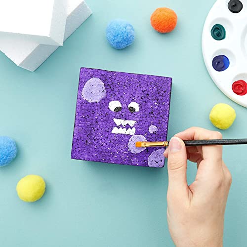 Juvale 12 Pack Foam Blocks for Crafts, Polystyrene Brick Rectangles for Floral Arrangements, Art Supplies, Holiday Decor (4 x 4 x 2 in, White) Juvale