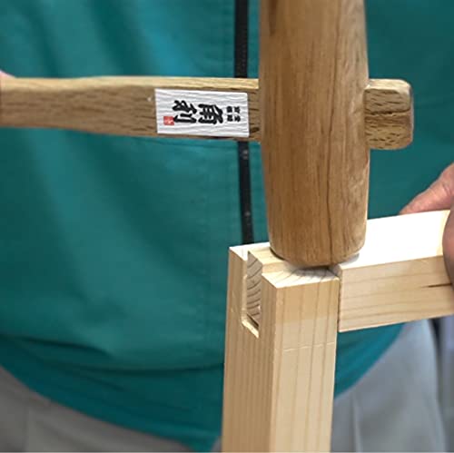 KAKURI Wooden Mallet for Woodworking 48mm Oak, Japanese Wood Mallet Hammer for Chiseling, Adjusting Japanese Plane, Assembling furniture, Made in KAKURI