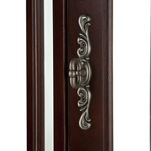 Home Decorators Collection Vitric Lighted Curio, 70" Hx21 Wx16 D, Mahogany SEI Furniture