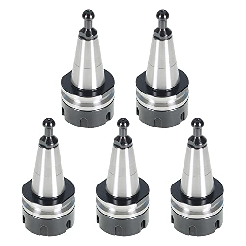 findmall 5Pcs ISO30 ER32-45L Chuck Tool Holder Balance Collet Chuck G2.5 30000RPM CNC Stainless Steel Tool Holder with Pull Stud Milling Lathe Fit findmall