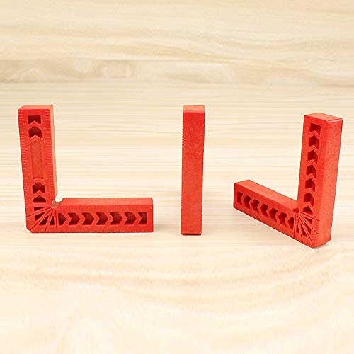 Positioning Squares, Woodworking Tool, Positioning Metric Marking Gauge, 90 Degree Corner Clamp Angle Ruler,Carpentry Squares for Picture Frames, QEDT