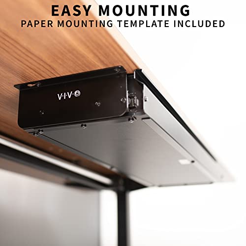 VIVO Extra Large 33 inch Under Desk Sliding Pull-out Drawer or Keyboard Tray for Office Desk, Oversized Storage for Sit Stand Workstation, Slim VIVO