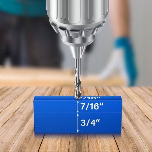 Neitra Setup Blocks Woodworking - 15 PCS Aluminum Height Gauge Blocks Set - Woodworking Measuring Tools Precision Setup Bars for Router Table Saw, Neitra