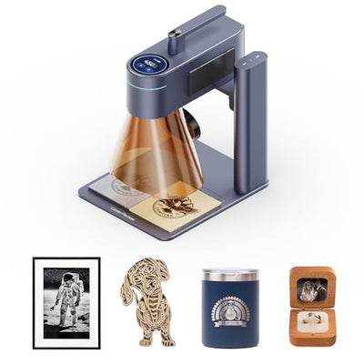 LaserPecker 4 Dual Laser Engraver, Large Working Area Portable Laser Engraving Machine with Lightning Speed & High Resolution, Diode & Pulsed