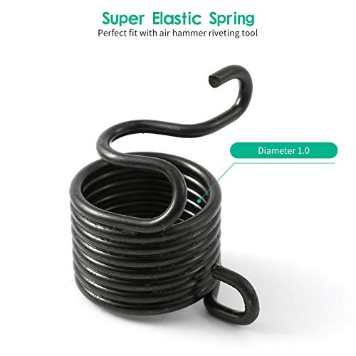 Anndason 5 Pcs Smoothing Pneumatic Air Hammer Pneumatic Chisel Bits Tools Kit Anndason