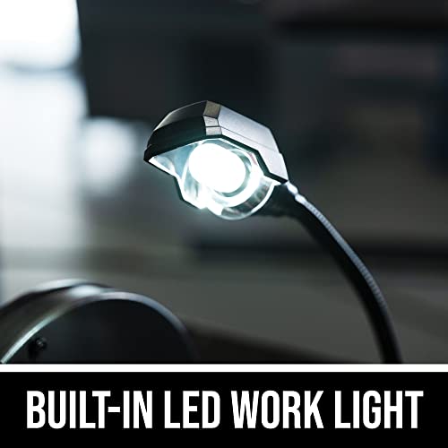 SKIL 3.0 Amp 8 In. Bench Grinder with Built-in Water Cooling Tray & LED Work Light - BI9502-00 Skil