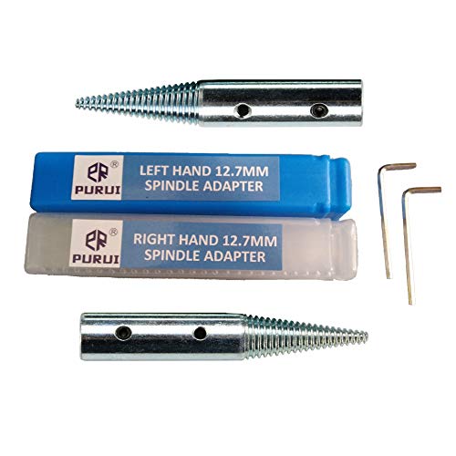 PURUI 1/2" Spindle Adapter Right and Left Hand for 6" Bench Grinder PR PURUI