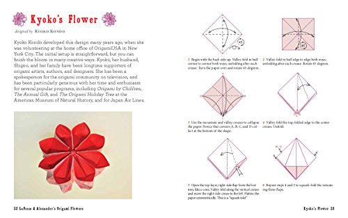 LaFosse & Alexander's Origami Flowers Kit: Lifelike Paper Flowers to Brighten Up Your Life: Kit with Origami Book, 180 Origami Papers, 20 Projects & Tuttle Publishing