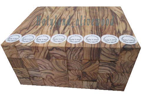 20 ~ Dark Grains Around ~4 Sides~ Extremely Figured Bethlehem Olive Wood Pen Blanks Trees Of The Land