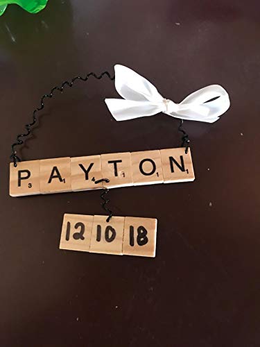 Honbay 100PCS Rectangle Shaped Unfinished Blank Wood Pieces Wood Slices Wood Chips Embellishments for DIY Crafts, Home Decoration, Board Games, Early HONBAY