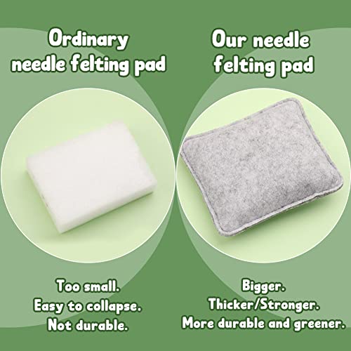 304PCS Needle Felting Kit with 2 Exquisite Storage Bags, Wool Roving 50 Colors Set, Needle Felting Starter Kit, Needle Wool Felting Tools Kit, Wool IMZAY