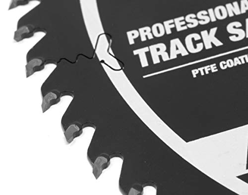 WEN BL6556 6.5-Inch 56-Tooth Carbide-Tipped Thin-Kerf Professional ATAFR Track Saw Blade with PTFE Coating WEN