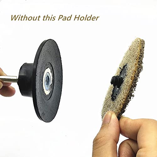 25pcs 3 Inch Sanding Disc Non-Woven Aluminum Oxide Abrasive Coarse Grit Surface Conditioning Quick Change Discs for Die Grinder Polishing Rust Paint Banmo Abrasive