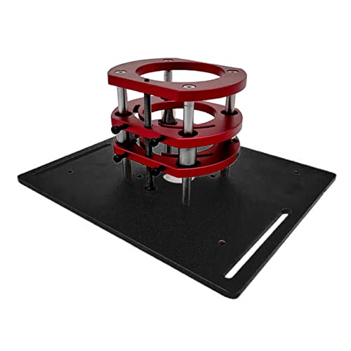 Router Lift Metal Router Lift System Kit Router Lift System Full Installation Set Router Table Saw Insert Base Plate Router Table Insert Plate for YWBL-WH
