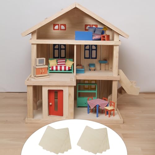 HOIGON 30 PCS Square Unfinished Wood Pieces, 6 x 6 Inch Blank Basswood Wooden Sheets Wooden Cutout for Crafts, DIY, Painting HOIGON