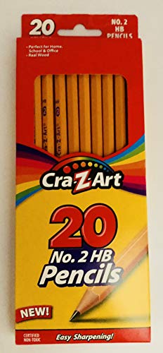 20 NO.2 HB Pencils Cra-Z-Art
