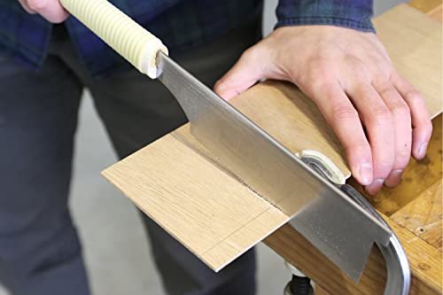 KAKURI Japanese Dozuki Dovetail Saw for Woodworking 6" Made in JAPAN, Ultra Fine Tooth Hand Pull Saw for Tenon, Kumiko, Fine Wood Cutting KAKURI