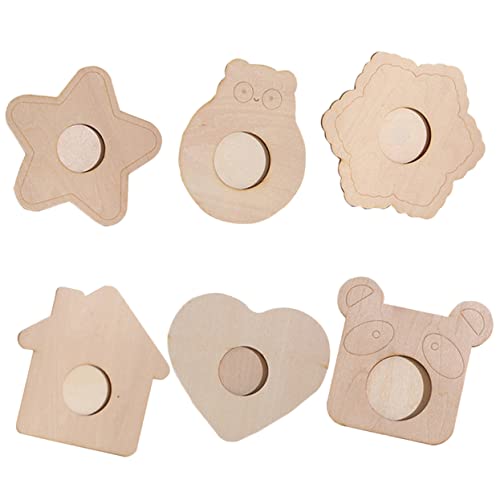 DECHOUS 30 Pcs Wooden Blank Photo Frame Star Picture Frame Diy Blank Wooden Frame Painting Craft Kit Blank Wood Picture Frame Unfinished Picture DECHOUS