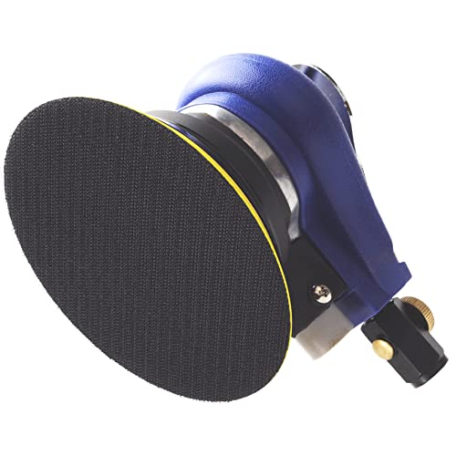 5-inch air palm random orbital sander, dual-action pneumatic polisher speed adjustable grinding sanding with 5-inch pad, random orbit air sanders WoodArtSupply
