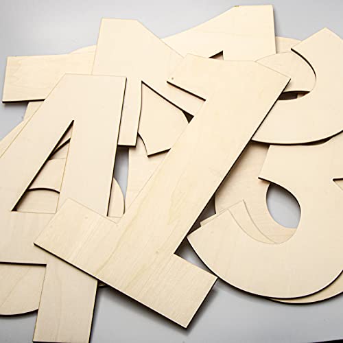 GDGDSY 14 Inch Blank Wood Number 8 Unfinished Wooden Number Sign Large Number 8 for Birthday Graduation DIY Craft Art Decoration Party Decoration. GDGDSY