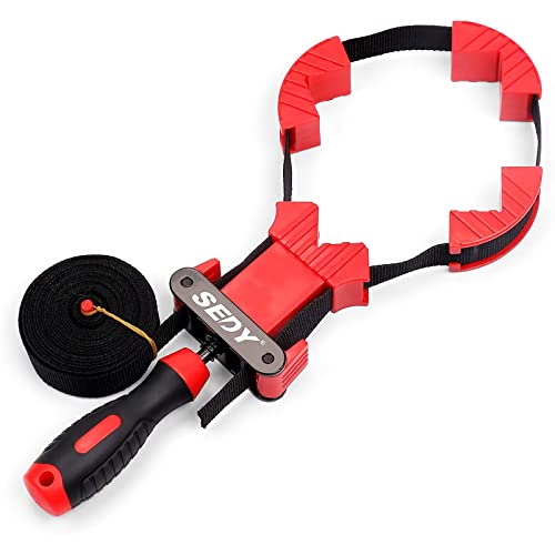 SEDY Band Clamp, Frame Clamp Quick Release Strap Clamp For Woodworking, Belt Clamp Strap Clamp SEDY