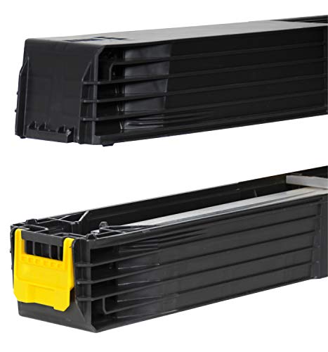 STANLEY Folding Work Bench Saw Horse Twin Pack, Heavy Duty Metal Leg with Side Latch, 1-97-475 Stanley