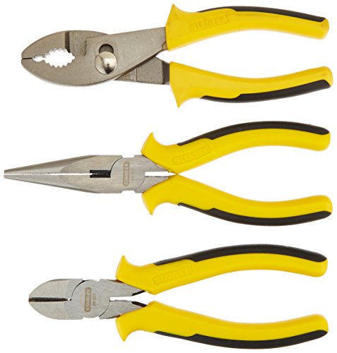 Stanley 84-056 3-Piece Bi-Material Pliers Set Stanley