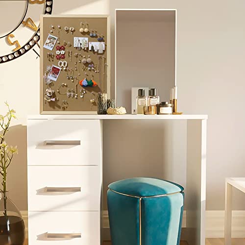 TooCust 16” x 24” Cork Boards for Walls with Frame, 1 Pack Small Wood Framed Bulletins Board Decorative Hanging Pin Board, Corkboards for Wall Notice TooCust