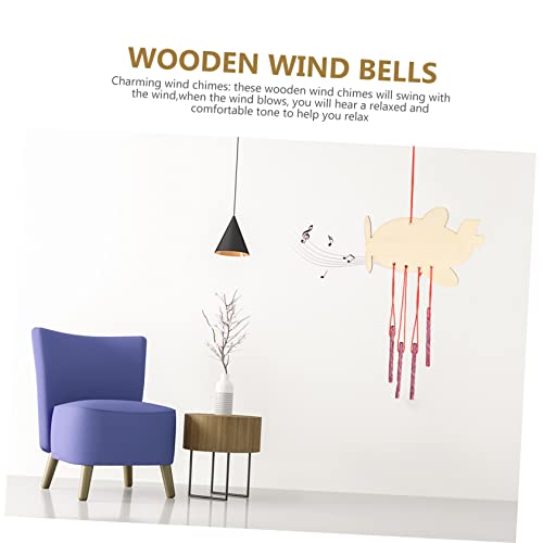 EXCEART 12pcs Decor Kits Ages Accessories Arts Homemade Unfinished Shaped Bell Gifts Garden Animals Indoor Blank Toys Wind Crafts Making Boys EXCEART