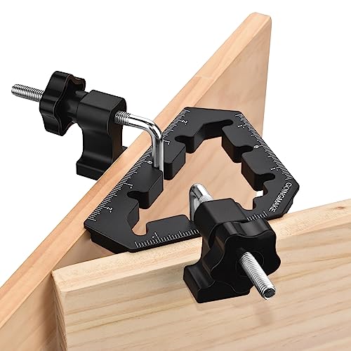 GOINGMAKE Corner Clamps for Woodworking Tools 45 and 90 Degree Clamps Aluminum Alloy Positioning Squares Right Angle Clamps Clamping Squares for goingmake