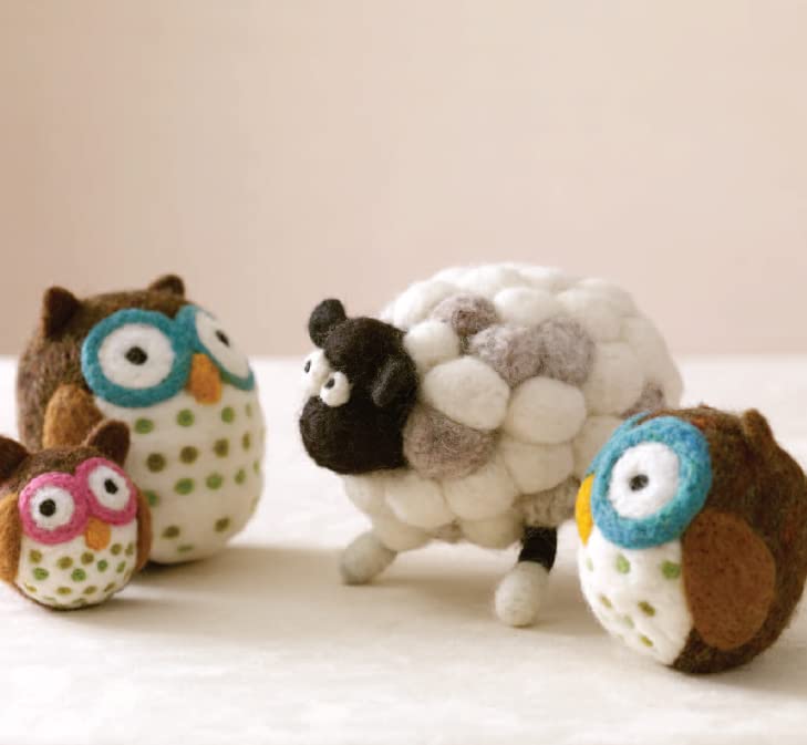 Woolbuddy Felting Wool, Needle Felting Wool, Eco Wool Kit, Felting Wool Pack, Clean, Carded Colored Roving Wool, for Needle Felting Kit Beginner, Wet Woolbuddy