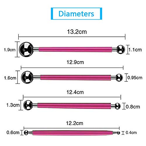 ABenkle 10Pcs Dotting Tools Ball Styluses for Rock Painting, Pottery Clay Modeling Embossing Art Mandala ABenkle