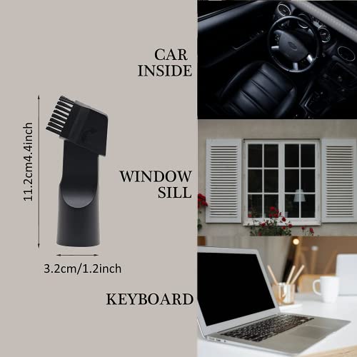 ANBOO Vacuum Attachments Set, 1 1/4 inch Vacuum Accessories Cleaning Kit Hardwood Floor Brush Attachments Extension Wands with Standard Hose Adapter, ANBOO