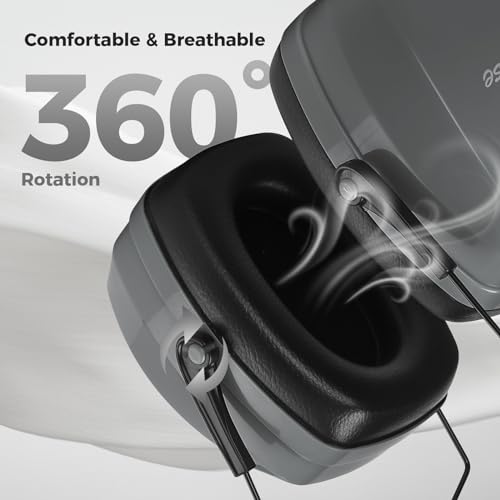 ProCase Noise Reduction Safety Ear Muffs, NRR 35dB Noise Cancelling Ear Protection Headphones, Hearing Protection Ear Defenders for Shooting Gun ProCase
