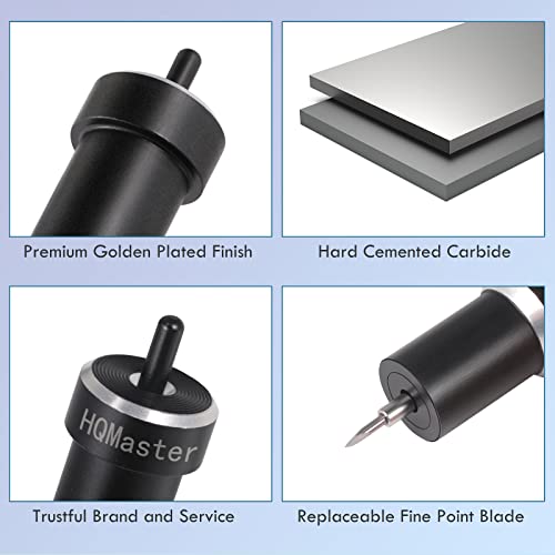 HQMaster Deep Cut Blade and Holder Compatible with Explore 3/Air 2/Air/One/Maker 3/Maker Cutting Machine Replacement Blades for Glitter Vinyl, HQMaster